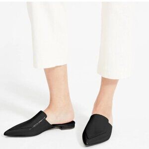 Everlane Size 9 The Boss Mule in Black Leather